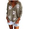 BGFIPAJG Maglie in Pizzo Camicia Flanella Donna Top Maniche Corte Palestra Donna Fitness Cardigan Elegante Donna Argento T Shirt Donna Cotone Nera Giacca Donna Primaverile