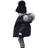 Generic Giubbino Leggero Bambina Bambino Bambini Neonate Ragazzi Cappotti Invernali Addensare Colletto in Pile Felpa con Cappuccio Piumino Antivento Tuta da Neve Capispalla