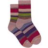 Gallo Calze corte bambino rosa righe multicolor effetto scintillante