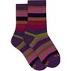 Gallo Calze corte bambino viola righe multicolor