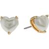 Kate Spade New York Orecchini a perno cuore My Love, Perla
