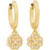Kate Spade New York Heritage Bloom Huggie Drop Earrings - Orecchini a cerchio con ciondolo