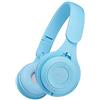 Fiauli Cuffie Bluetooth senza fili, Cuffie over-ear con riduzione del rumore intelligente ad alta fedeltà, compatibili con Bluetooth 5.0 Cuffie sportive da gioco stereo carine per PC laptop Blu