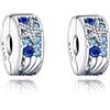 Amuefer 2 Pz. Clip a forma di stella marina Charm Compatibili Bracciale Collana, Argento Sterling Ciondolo Compleanno Natale Gioielli Regali per le Donne Moglie Amici