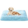 FANSU Cuscino per Cani Gatti, Cuccia Cane Interno Peluche Morbida e Soffice Cuccia Gatti Sfoderabile e Lavabile per Cani Taglia Grande e Media (s-53x38cm,Blu Chiaro)