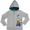 United Labels Paw Patrol - Felpa con cappuccio da ragazzo, colore: grigio, grigio, 98/104 cm