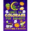 Gray & Gold Publishing Libro da colorare per bambini età 1-3: 30 splendide illustrazioni con tema Halloween per bimbi da 1 a 3 anni