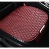 Adunsiaoto 2 Pezzi Protezione Anteriore Coprisedili Auto, Cuscino Guidatore Universale in Pelle, Confortevole Copri Sedile (Rosso)
