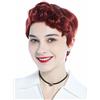 WIG ME UP-DW3333-350 Parrucca Donna Uomo Unisex Corta Liscia Ciuffo riccio Rosso ramato scuro