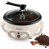 LEONEBEBE Tostapane elettrico per casa, temperatura regolabile, capacità 750 g, per caffè in grani, arachidi, anacardi, castagne, negozio o casa
