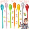 Brateuanoii 7 Pezzi Cucchiaio In Plastica Colorato, Mini Manico Lungo Cucchiaino, Cucchiaino Di Melamina, Cucchiaio In Plastica Color Caramello, Cucchiaio In Plastica Multicolore, 19cm (7 Colori)