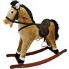 GIODICART Cavallo a Dondolo Grande Marrone Chiaro, Peluche Cavalcabile, Nitrisce e Muove la Bocca - REGISTRATI! SCOPRI ALTRE PROMO