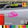 Kit 2 Adesivi 4x4 MONTAGNA OFF ROAD Pick-Up Fuoristrada Universale cod.2412