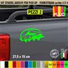 Kit 2 Adesivi 4x4 MONTAGNA OFF ROAD Pick-Up Fuoristrada Universale cod.2412