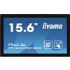 iiyama ProLite TF1634MC-B8X Monitor PC 39,6 cm [15.6] 1920 x 1080 Pixel Full HD LED Touch screen Multi utente Nero (15.6 Screen - 15.6 Black Touchscreen VGA DisplayPort and HDMI) [TF1634MC-B8X]