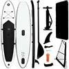 JUDYY Set Tavola Gonfiabile da SUP con Vela Nero e Bianco,Tavola da SUP e Surf Gonfiabile,per Surfisti Prodotti per Sport Acquatici Surf-92736