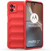 SEAHAI Cover per Motorola Moto G32, [Design dell'airbag] Robusto Custodia Sottile Protettiva, Silicone Morbido + TPU Bumper Case Antiurto Anti-Caduta Cover - Blu