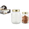 BigBuy Home Barattolo Anna Vetro (500 ml)