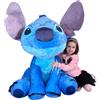 Disney XXXL Stitch 110 - 120cm Peluche Gigante Con Suono Disney Lilo & Stitch Originale