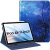 FINTIE Custodia compatibile con iPad Air 5a generazione (2022) / iPad Air 4a generazione (2020) 11,9 pollici, visualizzazione multi-angolo Folio stand cover con tasca, auto sleep/wake, cielo stellato
