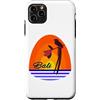 Bali - Isola degli Dei Custodia per iPhone 11 Pro Max Bali Palme Uccelli Tropicali Lombok Nusa Penida Souvenir