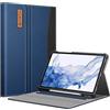 Fintie Custodia per Samsung Galaxy Tab S8 11 Pollici 2022/S7 11 Pollici 2020, Multiangolo Visualizzazione Folio Custodia Protettiva con S Pen Holder Slot Documenti Auto Sleep/Wake, Blu Navy