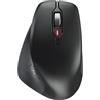 CHERRY STREAM MOUSE COMFORT, Mouse Ergonomico Wireless con Poggiapollice Gommato, Speciale per Destrimani, 2,4 GHz Wireless, 6 Tasti Silenziosi, Nero