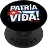 Cuban Freedom Cause Patria Y Vida Cuba SOS Cuban Flag Free Cuba Libre PopSockets PopGrip Intercambiabile