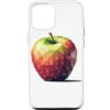 Laroli Aesthetic Art Custodia per iPhone 15 Geometric Art Mela Mele