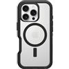OtterBox Cover per iPhone 16 Pro Defender Series XT MagSafe, resistente a shock e cadute, cover ultra robusta, testata 7x vs le norme anti caduta MIL-STD 810G, Trasparente/Nero, Senza Retail Package