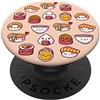 Spuntini modello Kawaii Food Lover Gifts Kawaii Sushi modello Sushi Carino regalo cibo giapponese PopSockets PopGrip: Impugnatura per Telefoni Cellulari e Tablet Intercambiabile