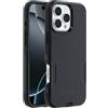 OtterBox Cover Commuter MagSafe per iPhone 16 Pro, Nero | Custodia con MagSafe, resistente a urti e cadute, testata 3x norme MIL-STD 810G