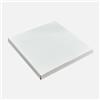 Generico 50 pezzi 10x10x1 cm Fondo Fondino per scatole in PVC Bomboniera | 50 FONDINI RENDONO LA TUA SCATOLA DA 10CM PIU' ROBUSTA vari colori (Fibra Bianca)