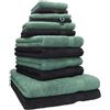 Betz set di 1 asciugamani Premium 100% cotone 2 teli doccia 4 asciugamani 2 asciugamani per ospiti 2 guanti da bagno 2 lavette