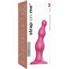 Strap-on-me Beads M - dildo perlato con ventosa (rosa)