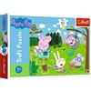 Trefl, Puzzle, Peppa Pig, 30 Pezzi, Spedizione Nella Foresta, per Bambini da 3 Anni