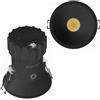 BENEITO & FAURE Lighting S.L. Faretto LED da Incasso PULSAR 8W Nero 3000k Bianco Caldo IP65 Beneito Faure 4202