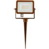 BENEITO & FAURE Lighting S.L. Proiettore Led da Esterno Corten con Picchetto 220V 10W 3000k 1000lm SKY V3 Beneito Faure 4340