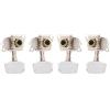 Fdit Ukulele Tuning Peg, Ukulele in stile classico Parti di ricambio Silver Ukulele Machine Head, per Ukulele Guitar Maintenance Tuning Strings