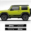 2 PZ ADESIVI STRIPES STRISCE SPORTELLI LATERALI FASCE BASSE PER SUZUKI JIMNY
