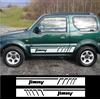 2 PZ ADESIVI STRIPES STRISCE SPORTELLI LATERALI FASCE BASSE PER SUZUKI JIMNY
