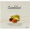 Cardelion Marron Glacé - Castagne candite, adatto per occasioni speciali, ideale per tutte le stagioni (180 g, 6,3 once, 10 pezzi)