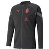 AC Milan Training Jr Giacca Unisex Bambino Flat Dark Grigio Tango Rosso 164