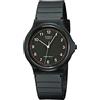Casio Orologio da polso analogico MQ-24-1BLLEG Nero, Bracciale