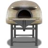 Ristoattrezzature Modello: 1173548043005,Forno a legna Salernitano con mosaico Ø 120 cm oro 6 pizze