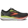 BROOKS GHOST 16 MEN'S 049 Black/Mandarin Red/Green - 110418 1D 049