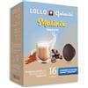 Lollo Caffè Cappuccino solubile, Capsule Lollo Caffè Compatibili A Modo Mio, 16 pezzi
