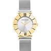 Anne Klein - Orologio da donna con cinturino in maglia mesh, impreziosito da glitter, Due Toni