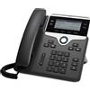 Cisco 7841, IP Phone, Nero, Argento, Cornetta cablata, Policarbonato, Scrivania/Parete, 4 linee CP-7841-K9=