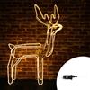 Wisdom Renna natalizia Luminosa Led da giardino con testa mobile 105x56x120cm Wisdom